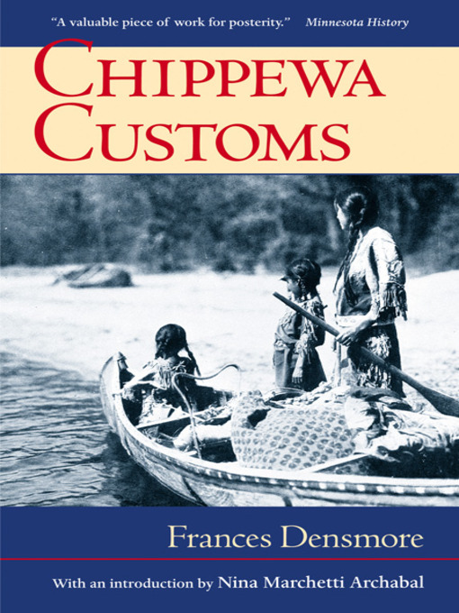 Title details for Chippewa Customs by Frances  Densmore - Wait list